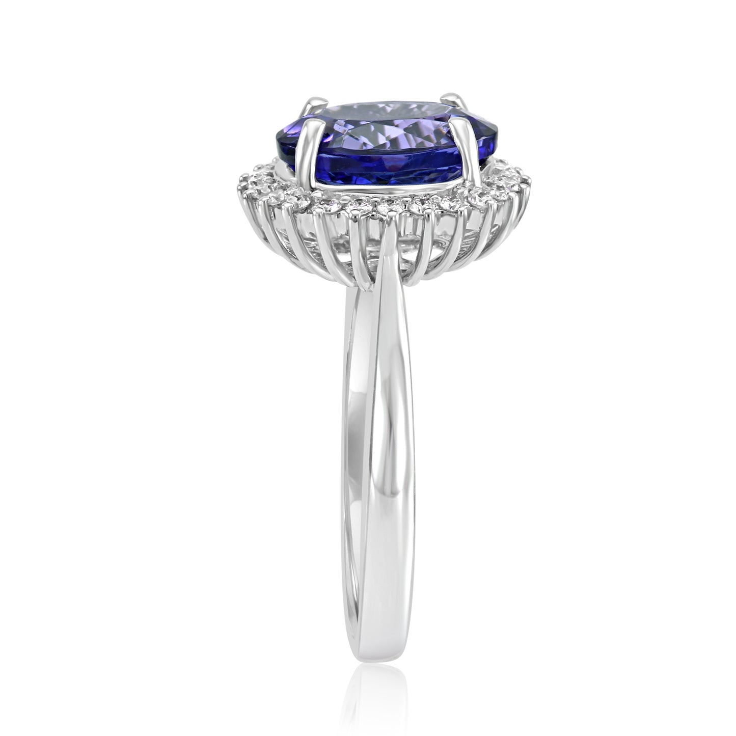 Tanzanite Ring 14K White Gold