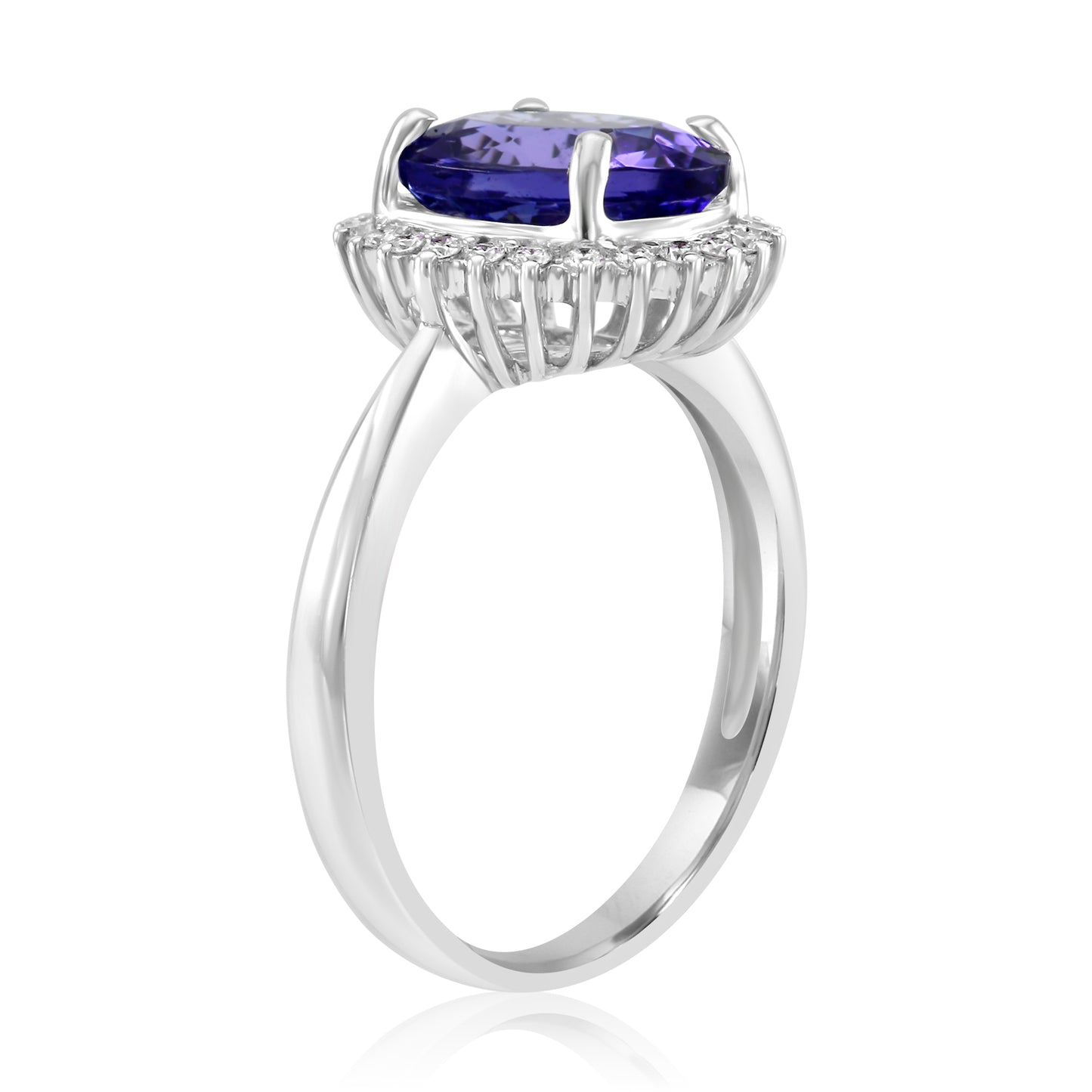 Tanzanite Ring 14K White Gold