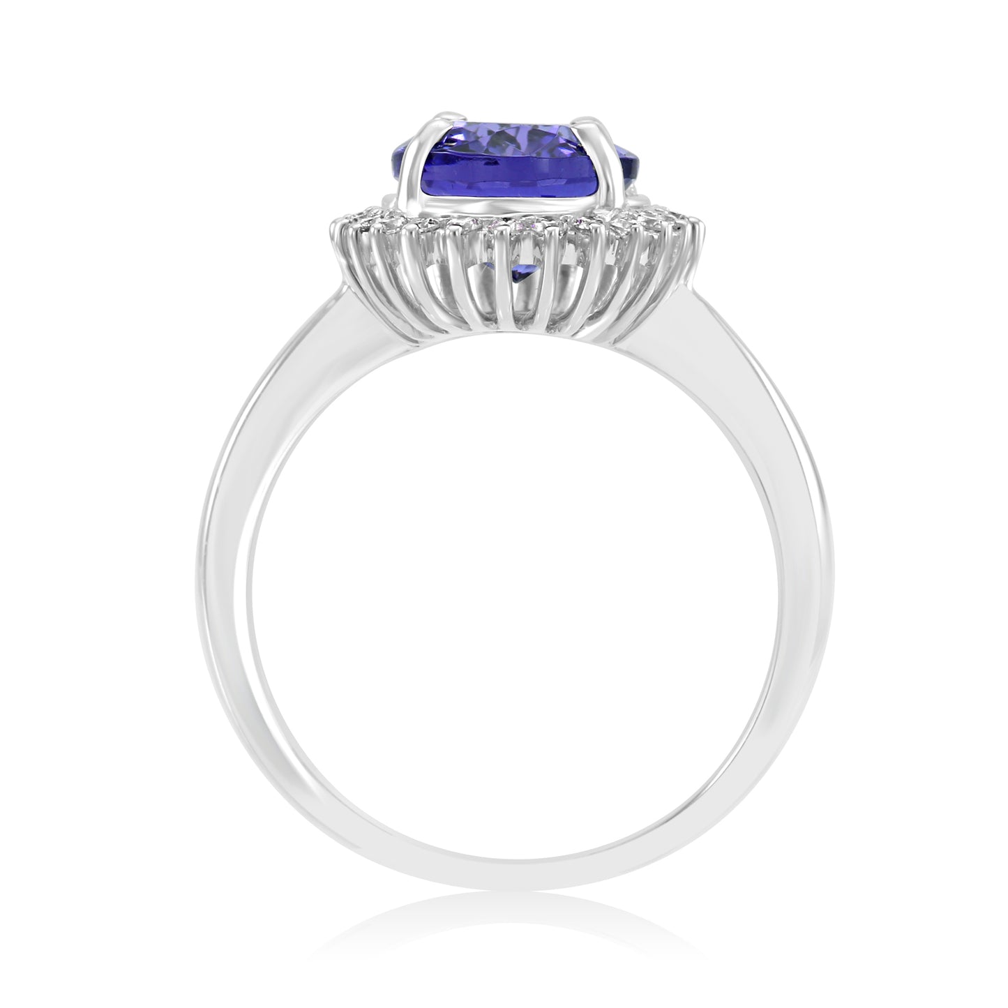 Tanzanite Ring 14K White Gold