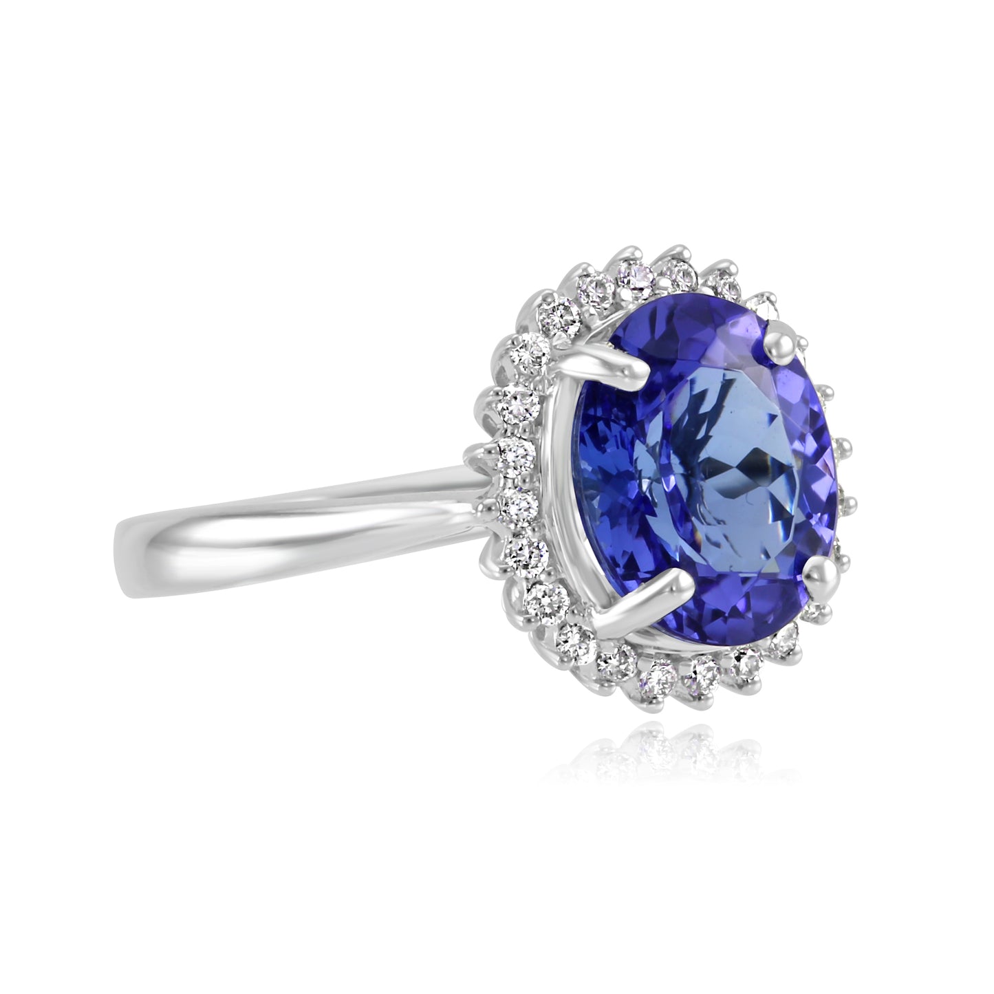 Tanzanite Ring 14K White Gold