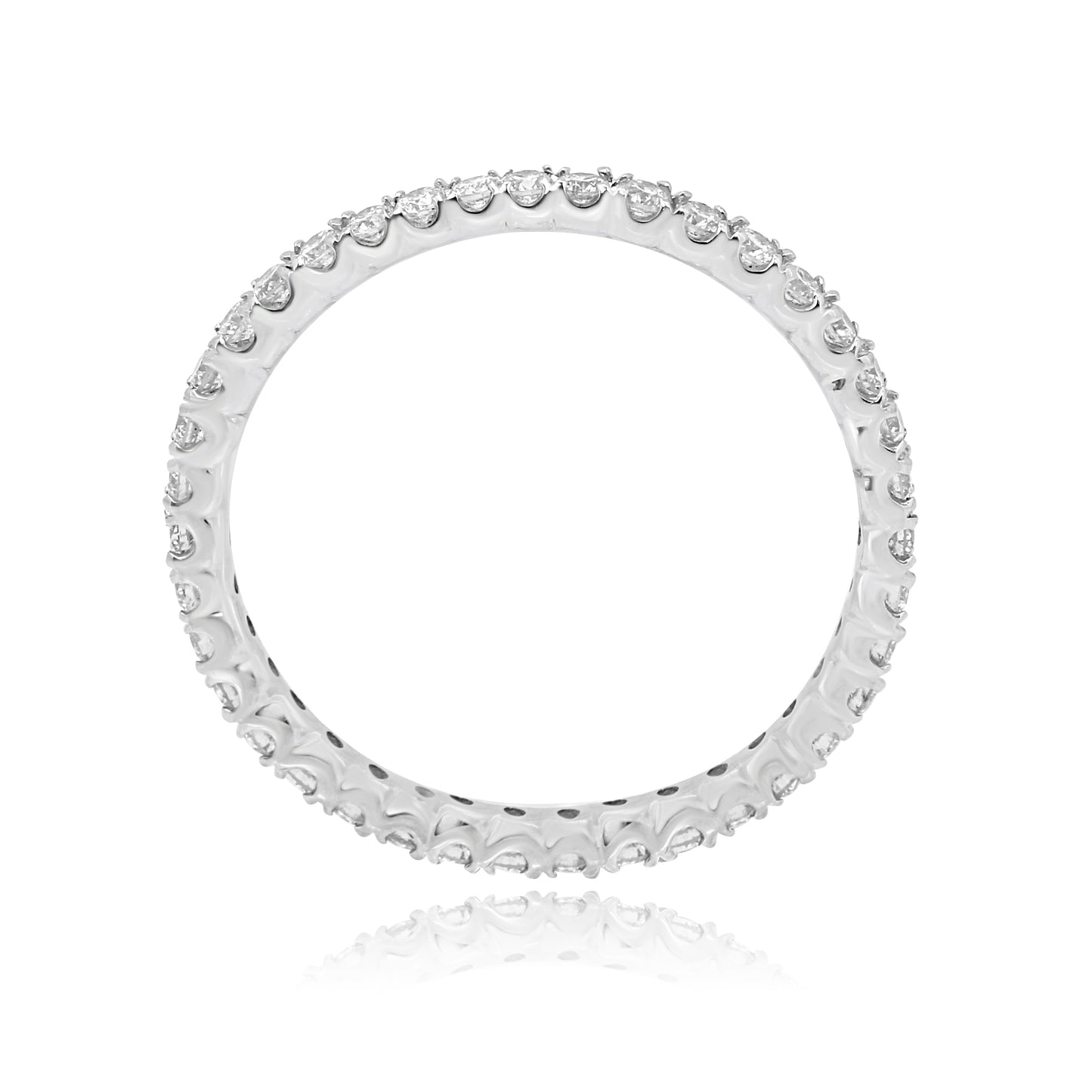 Natural White Diamond Eternity Band