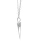 Icicle Diamond Necklace 14K White Gold