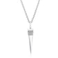 Icicle Diamond Necklace 14K White Gold