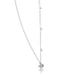 Diamond Evil Eye Necklace 14K White Gold