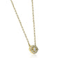 Evil Eye Diamond Necklace 14K Yellow Gold