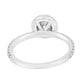 GIA Certified Bridal Ring 18K White Gold & Platinum