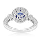 Stunning Tanzanite 14K White Gold Ring