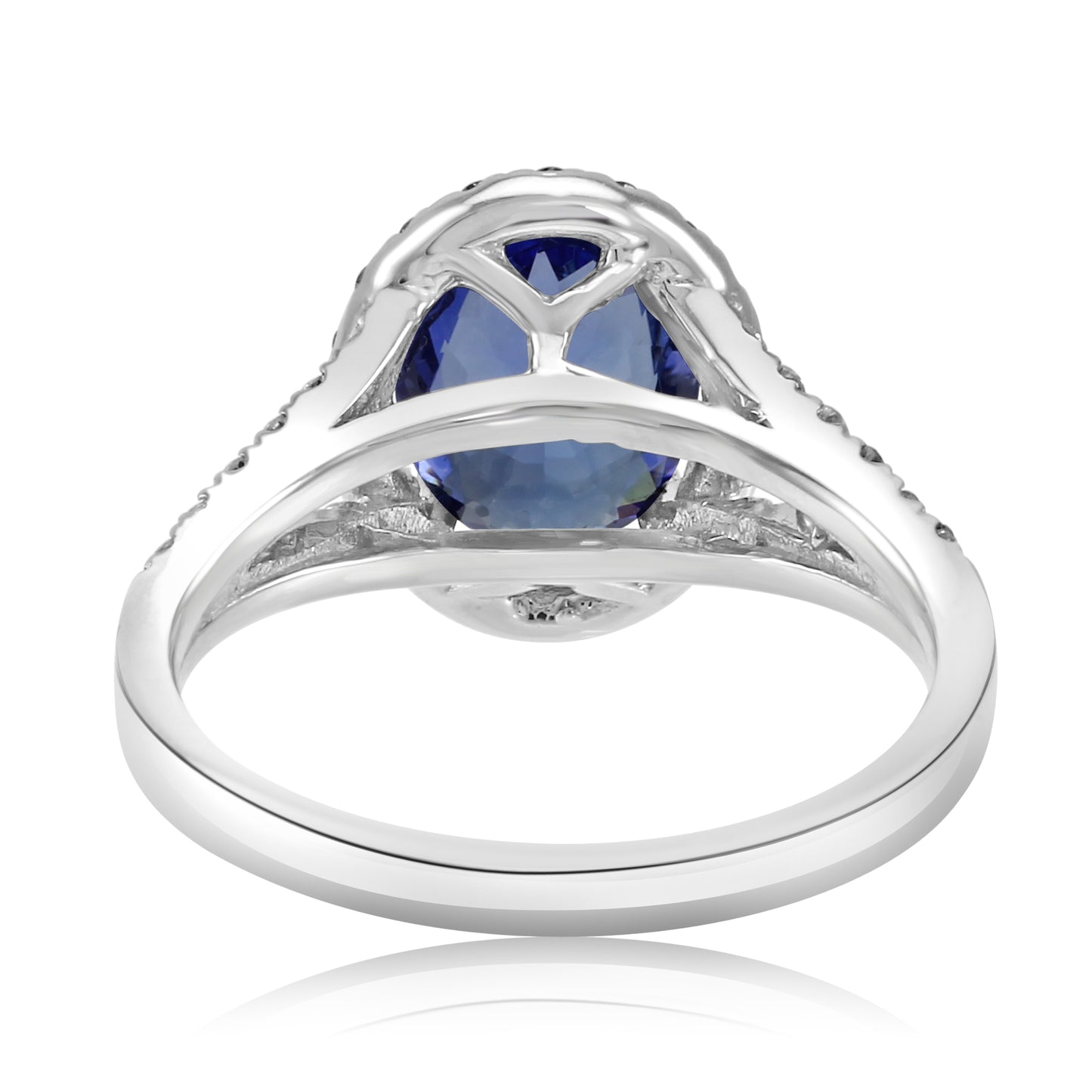 Mesmerizing Tanzanite Ring 14K White Gold