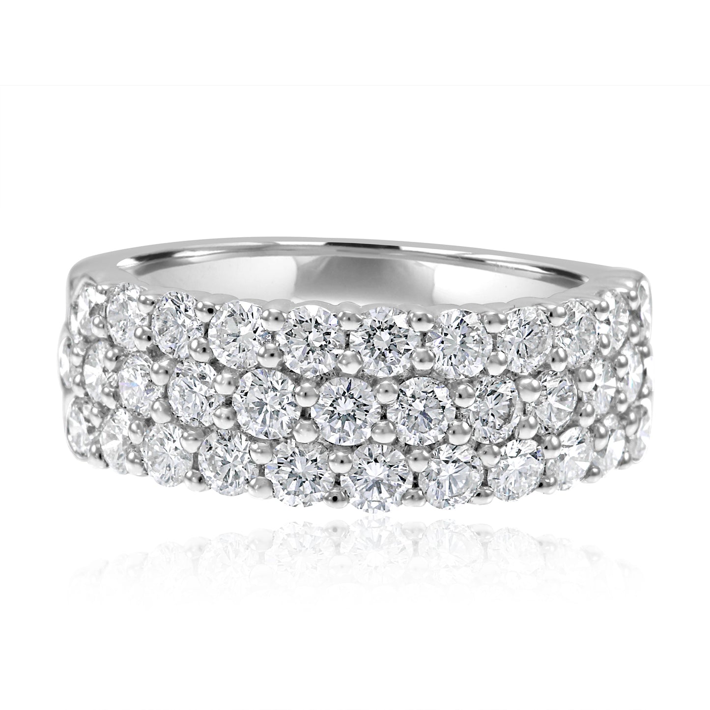 2 CT. Eternity Band 14K White Gold