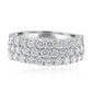 2 CT. Eternity Band 14K White Gold