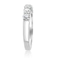 0.75 Carat Diamond 5 stone  Band 14K White Gold