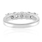 0.75 Carat Diamond 5 stone  Band 14K White Gold