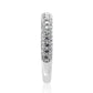 0.54 Carat Natural Diamond 14K White Gold Band