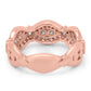 1 Carat White Diamond 14K Rose gold Fashion Band