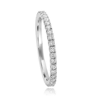 Natural White Diamond Eternity Band