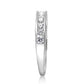 Stunning Chanal Band 0.50 Carat 14K White Gold