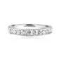 Stunning Chanal Band 0.50 Carat 14K White Gold