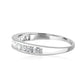 Stunning Chanal Band 0.50 Carat 14K White Gold