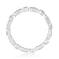 0.40 Carat Stackable Natural Diamond 14K White Gold Band