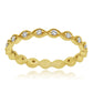 Fancy 14K Yellow Gold Diamond Eternity Band