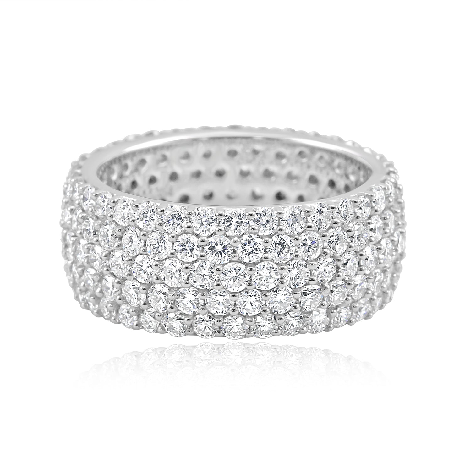 Stunning 4.01 Carat Eternity Ring